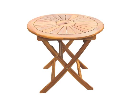 Galds FABIOLA D80xH72cm, akācija Dārza galdi