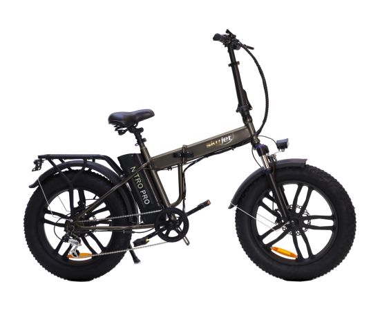 Elektriskais velosipēds SKYJET 20 Nitro Pro brūns Электрические велосипеды