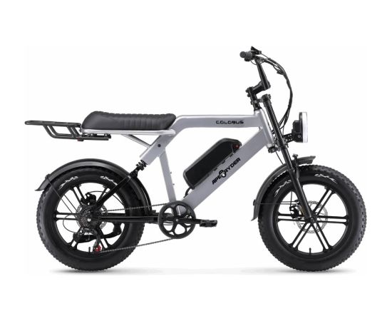 Elektriskais velosipēds APE RYDER 20 Colobus pelēks Электрические велосипеды
