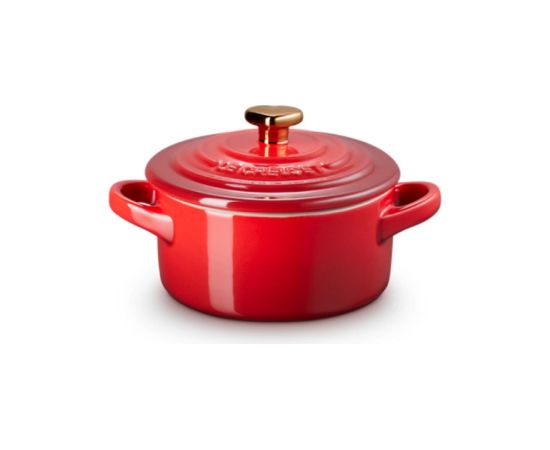 Le Creuset Мини-кастрюля из каменной керамики, диаметр 10 см, красная. Katli