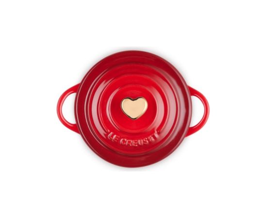 Le Creuset Мини-кастрюля из каменной керамики, диаметр 10 см, красная. Katli