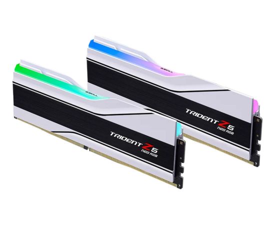 G.Skill DDR5 - 32GB - 6000 - CL - 26 (2x 16 GB) dual kit (white, F5-6000J2636H16GX2-TZ5NRW, Trident Z5 NEO RGB, AMD EXPO) RAM Operatīvā atmiņa