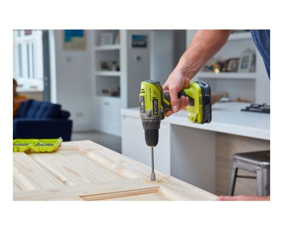 Ryobi ONE+ cordless drill/driver R18DD3-215S, 18Volt (green/black, 2x Li-ion battery 1.5Ah) Новинки Для дома и сада 