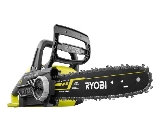 Ryobi ONE+ cordless chainsaw RCS1830-140B, 18V (green/black, Li-ion battery 4.0Ah) Новинки Для дома и сада 