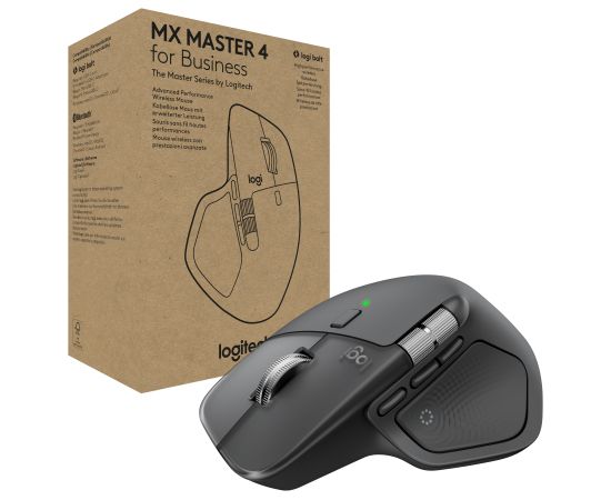 Logitech Mouse MX Master 4 for Business Wireless Graphite / 910-007617 Мыши