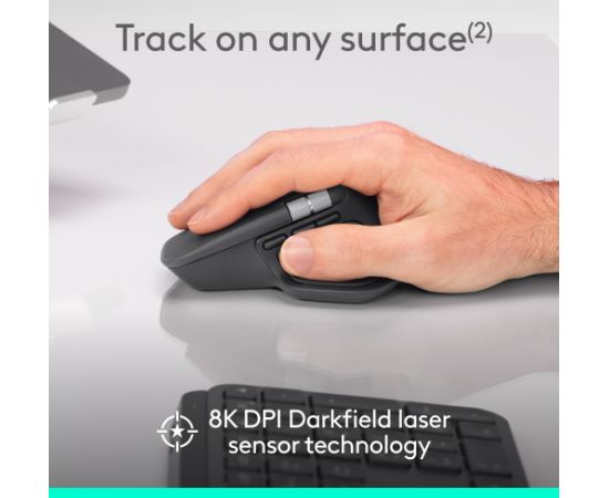 Logitech Mouse MX Master 4 for Business Wireless Graphite / 910-007617 Мыши