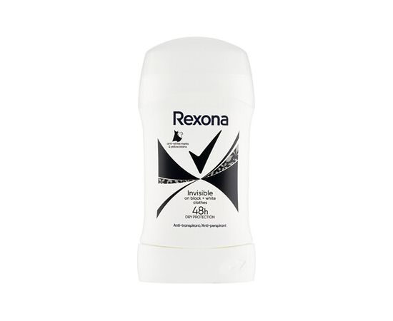Rexona Invisible Black & White Antiperspirant - Tuhý antiperspirant 50ml Dezodoranti