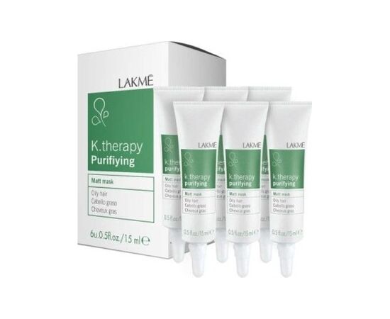LakmÉ K.Therapy Purifying Matt Mask - Šamponový peeling pro mastné vlasy 90ml Sejas kopšana