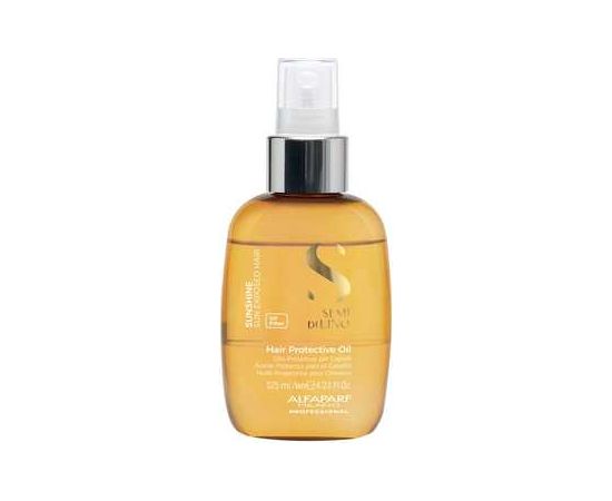 Alfaparf Semi Di Lino Sunshine Hair Protective Oil - Ochranný olej pro vlasy namáhané sluncem 125ml Ķermeņa kosmētika