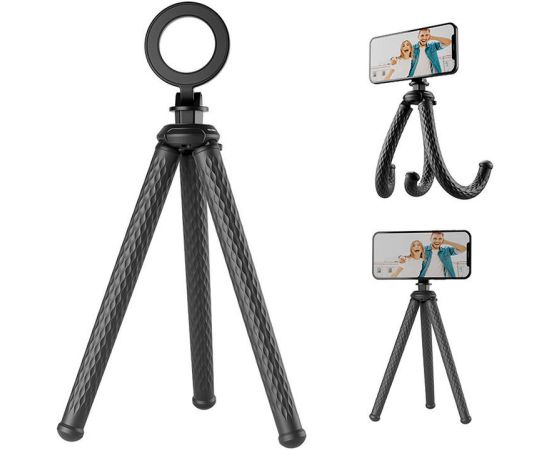 TELESIN flexible tripod for phones (black) Штативы и Аксессуары