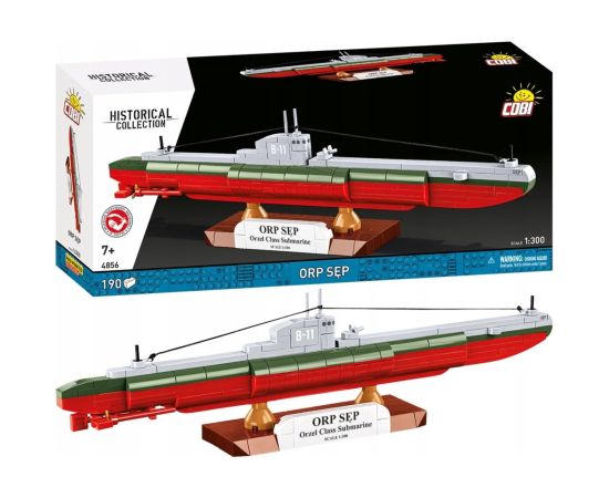Cobi Polish Submarine ORP Sęp 1:300 (4856) Mašīnas un piederumi