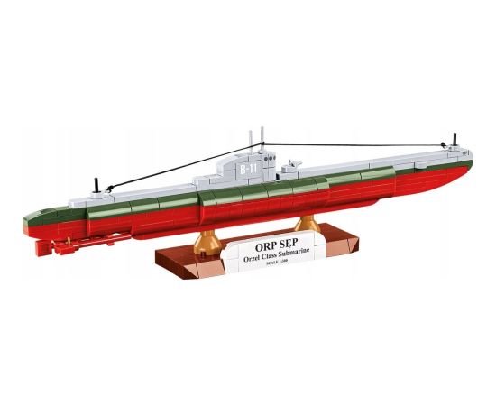 Cobi Polish Submarine ORP Sęp 1:300 (4856) Mašīnas un piederumi
