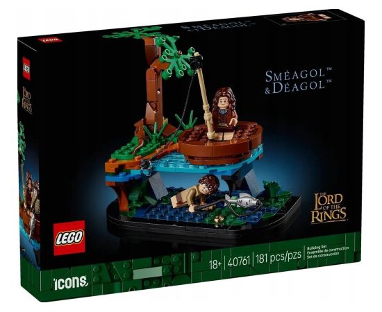 LEGO 40761 Icons - Władca pierścieni: Smeago i Deago Jaunumi, Bērnu preces
