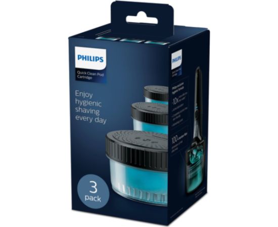 Philips CC13/50 Quick Clean Pod-kasetne 3 gab Skuvekļi vīriešiem