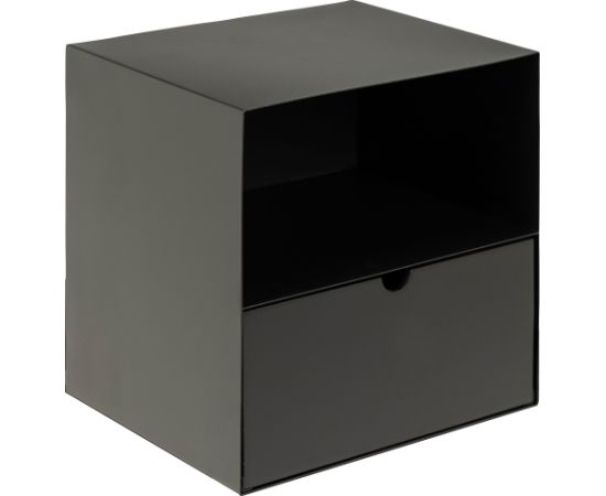 Naktsskapitis JOLIET 30x25xH30cm, melns Gultas