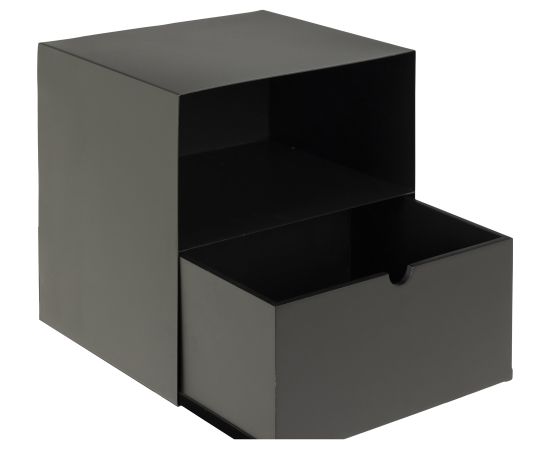 Naktsskapitis JOLIET 30x25xH30cm, melns Gultas