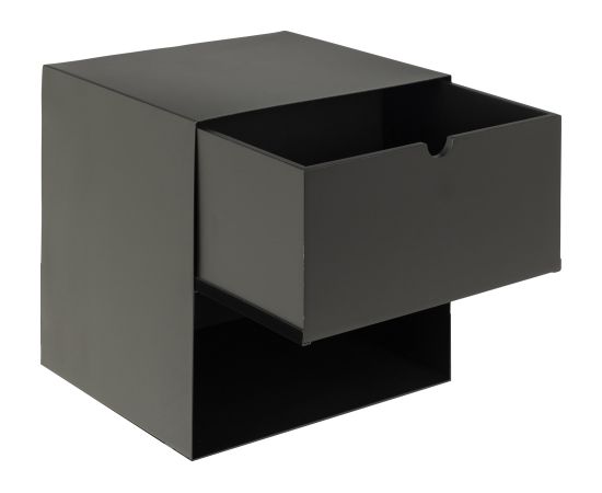 Naktsskapitis JOLIET 30x25xH30cm, melns Gultas