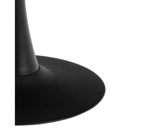 Dining table MALTA D90xH75cm, brown/black Комплекты мебели для столовой