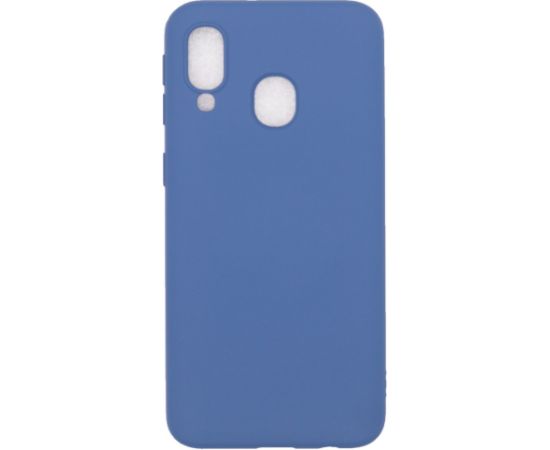 Evelatus Samsung  Galaxy A40 Nano Silicone Case Soft Touch TPU Dark Blue Neoriģinālie Maciņi