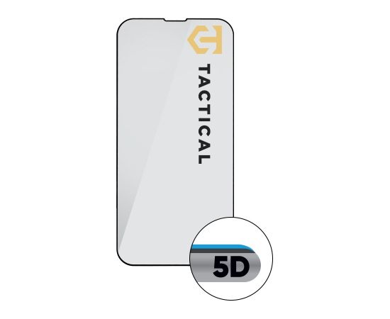 Tactical 5D Защитное стекло для Apple iPhone 13|13 Pro|14 | черный Защитная пленка для экрана