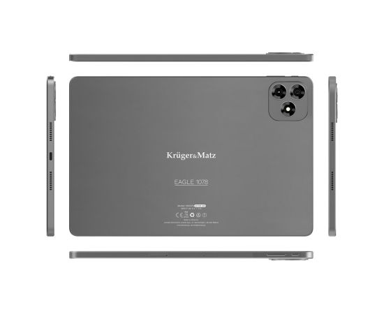 Kruger&matz Krüger&Matz KM1078 tablet 6 GB RAM 128 GB Octa-Core (10,95") Wi-Fi 5 (802.11ac) Android 15 Планшетные ПК