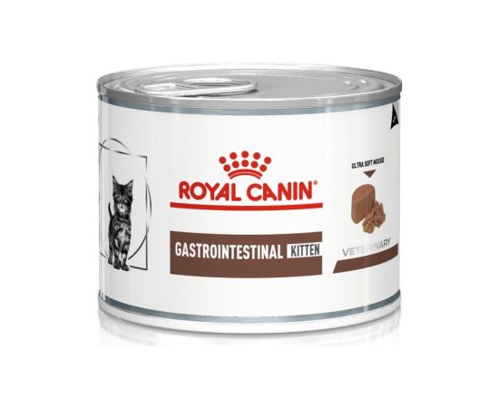 ROYAL CANIN Gastrointestinal Kitten Ultra Soft Mousse - wet kitten food - 195 g Barība