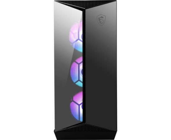 MSI MPG GUNGNIR 110R Mid Tower Gaming Computer Case Black, USB 3.2 Gen2 Type C, 4x 120mm ARGB Fan, Mystic Light Sync, 1 to 6 ARGB Control board, 2x Tempered Glass Panels, ATX, mATX, mini-ITX Корпуса