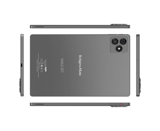 Kruger&matz Krüger&Matz KM1077S tablet 6 GB RAM 128 GB Octa-Core (10.1") Wi-Fi 5 (802.11ac) Android 15 Планшетные ПК