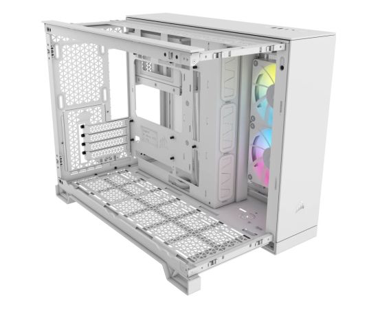 Corsair 2500X RGB Micro Tower White Datoru korpusi