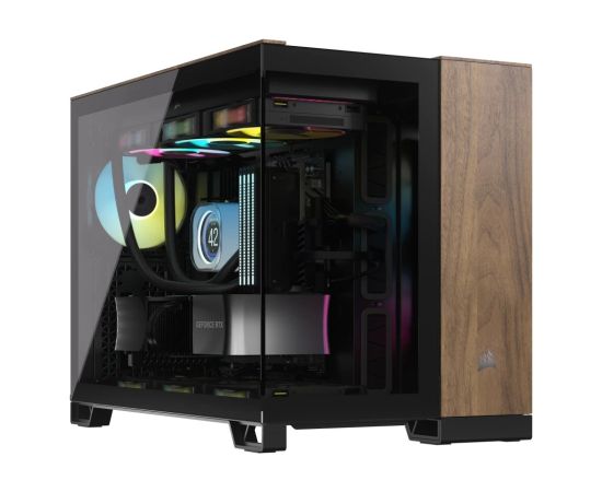 Corsair CC-9011286-WW computer case Midi Tower Black, Walnut Корпуса