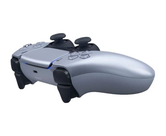 Kontroler bezprzewodowy Sony PlayStation 5 DualSense – srebrny Spēļu kontrolieri