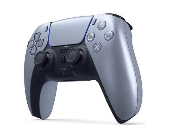 Kontroler bezprzewodowy Sony PlayStation 5 DualSense – srebrny Spēļu kontrolieri