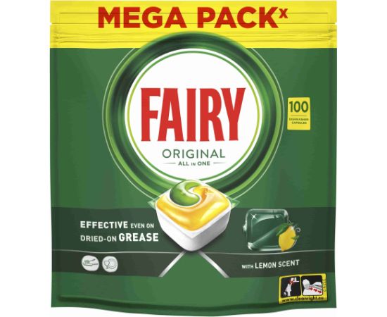 FAIRY 80819061 Original trauku mazgāšanas kapsulas 100gab Tīrīšanas un Ķīmiskie līdzekļi