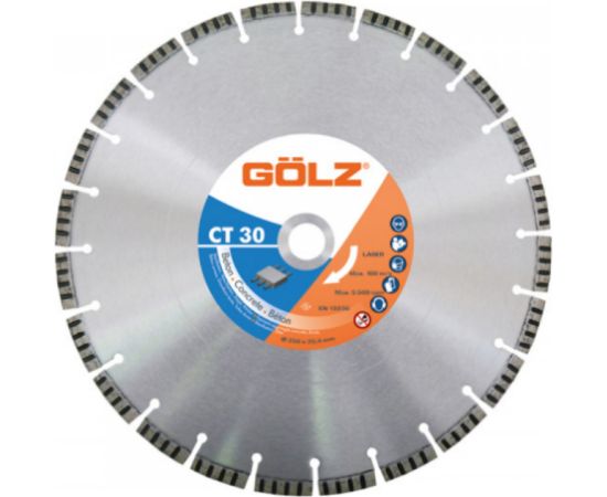 GÖlz Dimanta griešanas disks Gölz CT30; 700x25,4 mm Различные диски