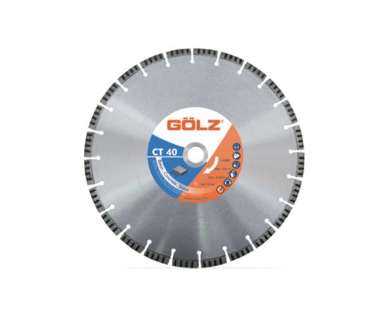 GÖlz Dimanta griešanas disks Gölz CT40; 400x25,4 mm Различные диски