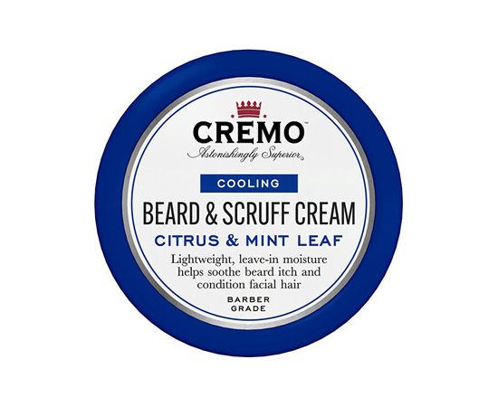 Cremo Citrus & Mint Leaf Cooling Beard & Scruff Cream - Chladivý krém na vousy 113.0g Bārdas kopšana