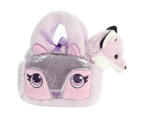 AURORA Fancy Pals Мягкая игрушка Лиса в сумке, 20 см Мягкие игрушки