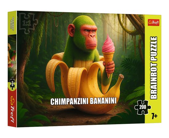 TREFL BRAINROT Puzle Chimpanzini Bananini, 200 gab. Puzles