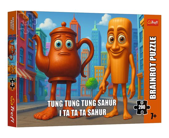 TREFL BRAINROT Puzle Tung Tung Sahur, 200 gab. Puzles