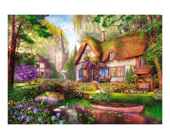 TREFL Premium Plus Puzle Māja mežā, 1000 gab. Puzles