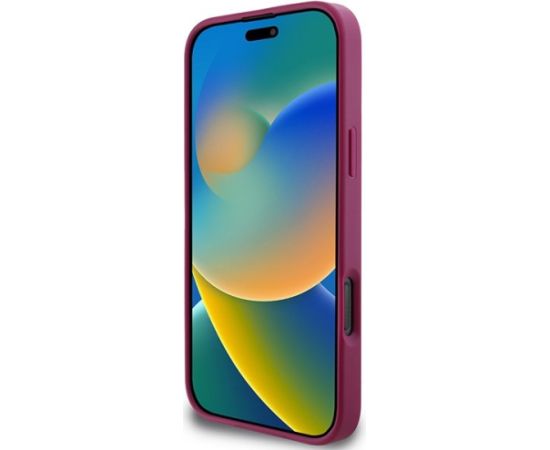 Guess Glitter Script Big 4G Back Case Aizsargapvalks Priekš Apple iPhone 16 Pro Neoriģinālie Maciņi