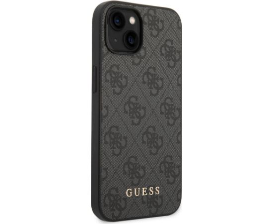 Guess 4G Case Aizsargapvalks priekš iPhone 14 / pelēks Neoriģinālie Maciņi