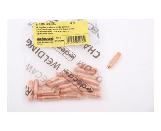 Deca MIG Torch kontaktuzgalis 1.0mm M6 Metinātāmie aparāti