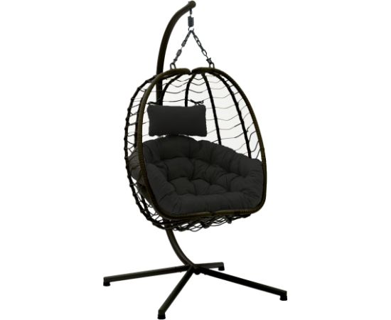 Hanging chair GRANVIN 92x98xH189cm, dark grey Новинки Для дома и сада 