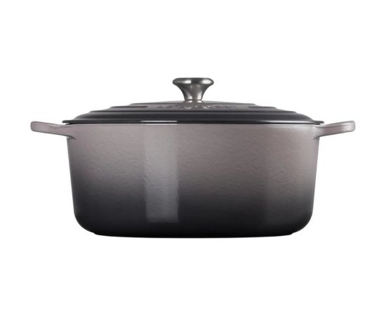 Le Creuset Круглая чугунная кастрюля Ø34 см / 12 л, серая. Katli