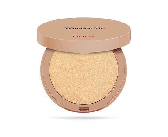 Pupa Wonder Me Glow Compact Face Highlighter - Rozjasňovač 7,5 g 102 Pure Gold Dekoratīvā kosmētika