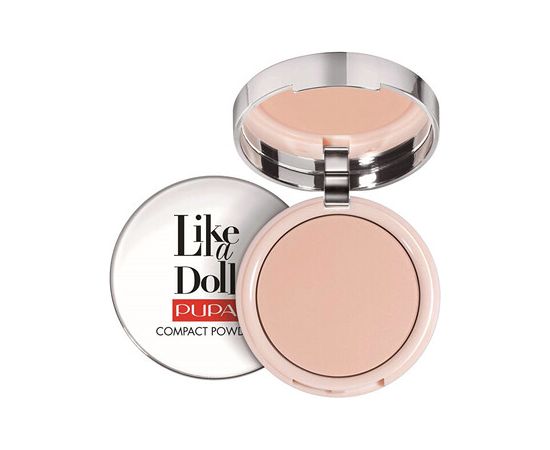 Pupa Like a Doll Compact Powder - Kompaktní pudr 10 g 001 Porcelain Dekoratīvā kosmētika