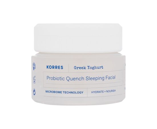 Korres Greek Yoghurt / Probiotic Quench Sleeping Facial 40ml Ķermeņa kosmētika