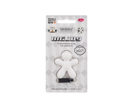 Mr&mrs Fragrance Big Joy 1pc Citrus Woods Освежитель воздуха в машине