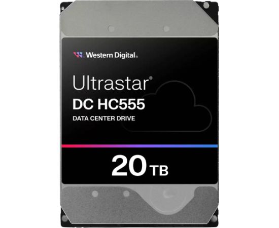Western Digital HDD Server WD/HGST ULTRASTAR DC HC555 (3.5’’, 20TB, 512MB, 7200RPM, SATA 6Gb/s, 512E SE NP3) SKU: 0B48724 HDD Iekšējie cietie diski